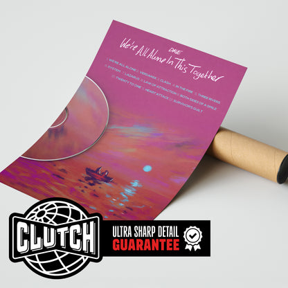 Dave 'We're All Alone In This Together' Tracklist Poster