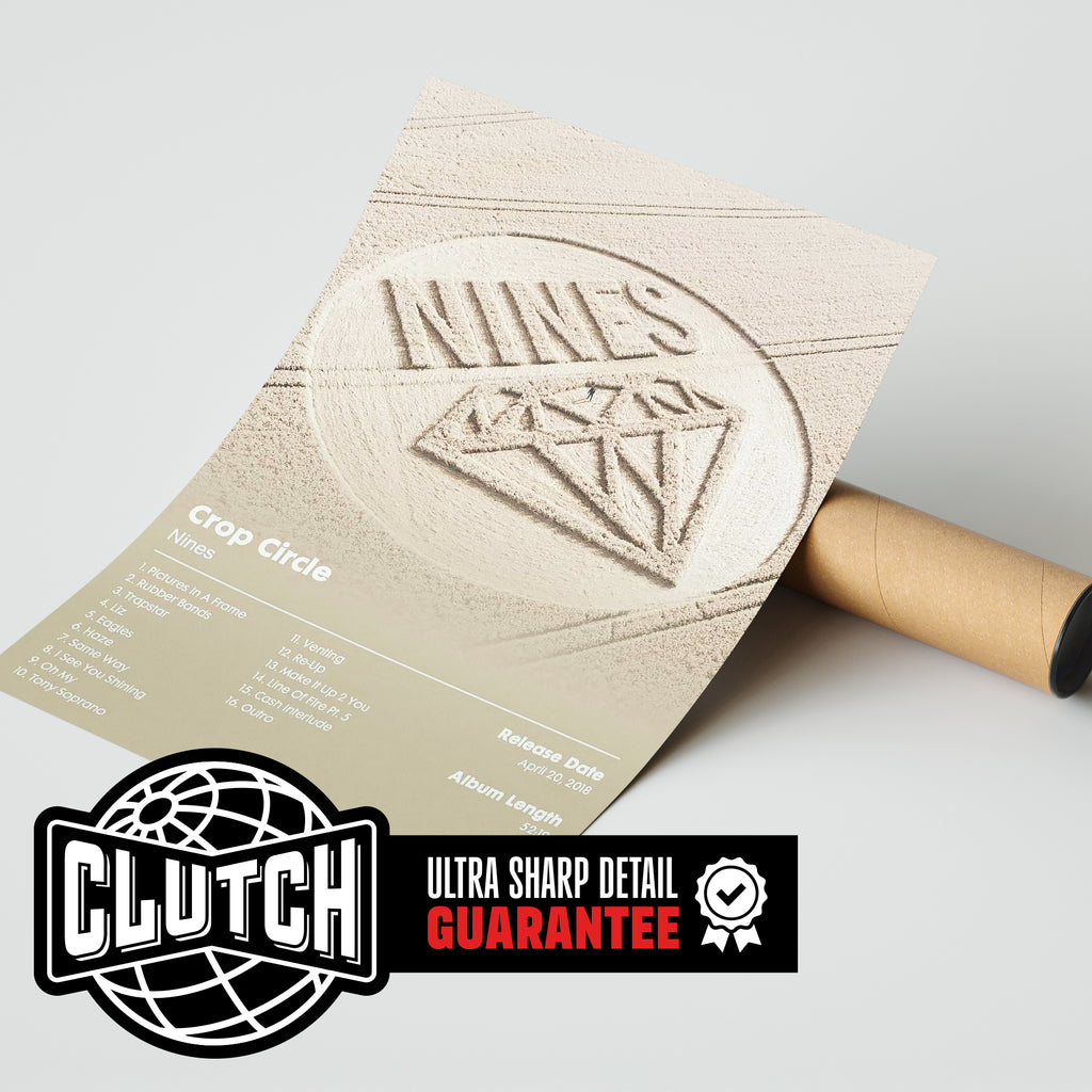 Nines 'Crop Circle' Album Poster