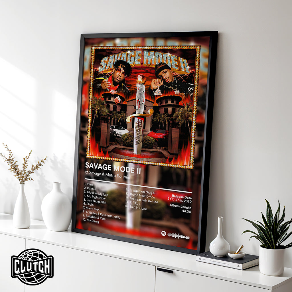 21 Savage 'Savage Mode II' Album Poster