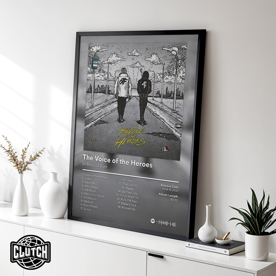 Lil Baby x Lil Durk 'The Voice Of Heroes' Album Poster