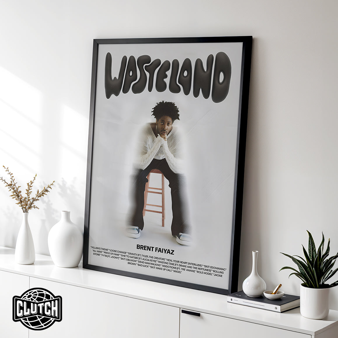 Brent Faiyaz 'Wasteland' Throne Poster