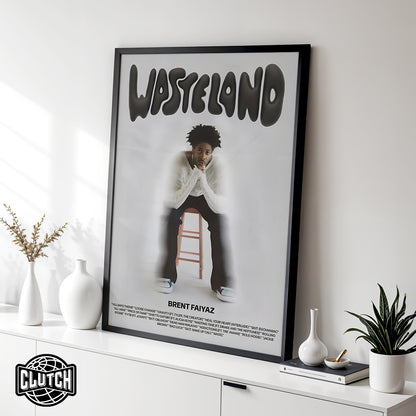 Brent Faiyaz 'Wasteland' Throne Poster