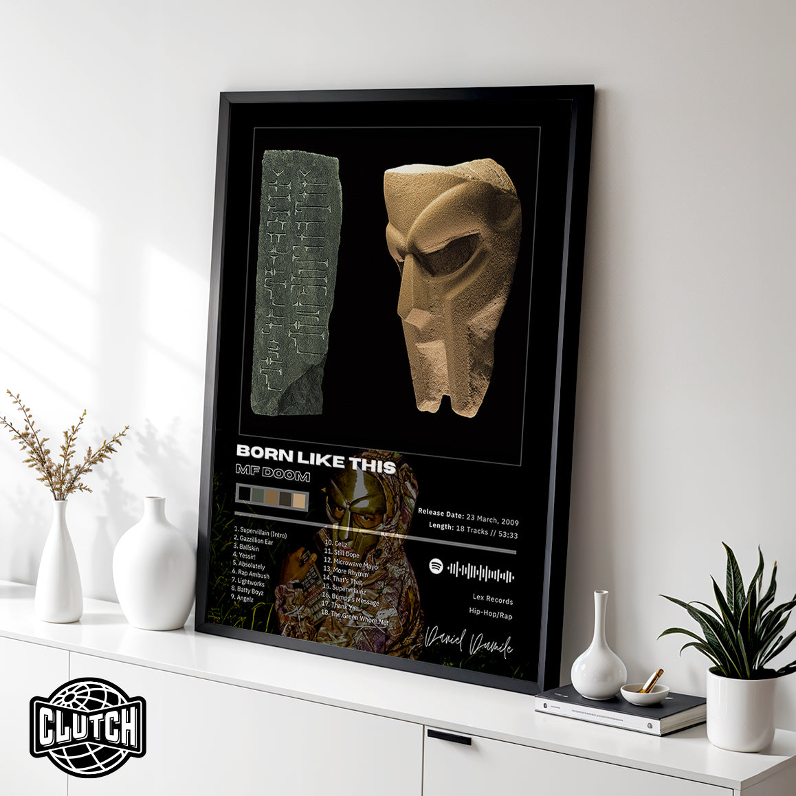 MF DOOM 'BORN LIKE THIS' Album Poster
