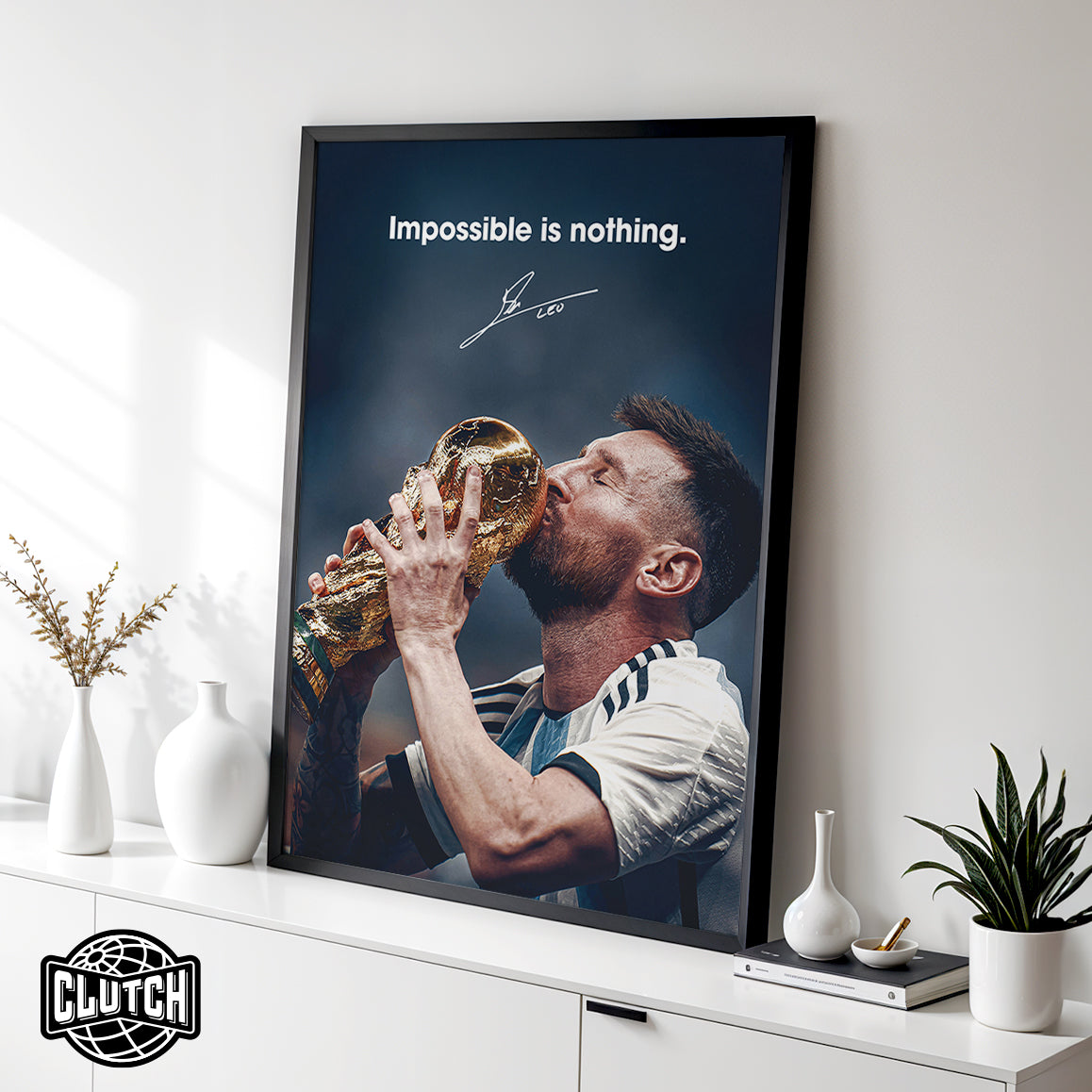 Messi 'Impossible Is Nothing' Poster