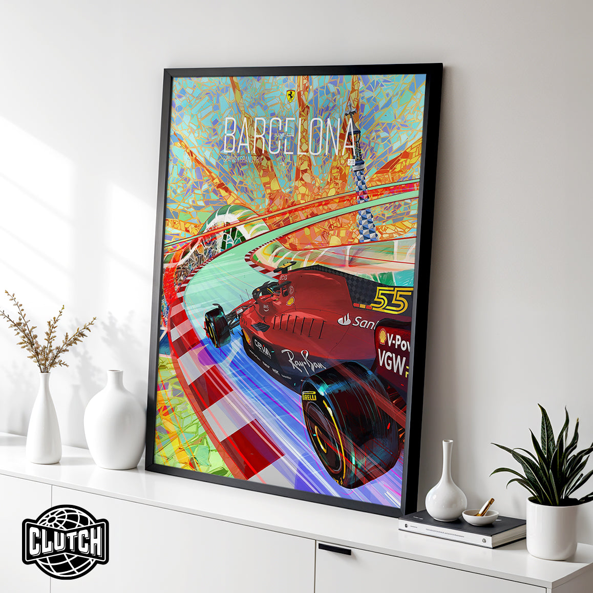 Spanish Grand Prix F1 Poster