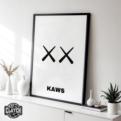 Kaws XX Poster