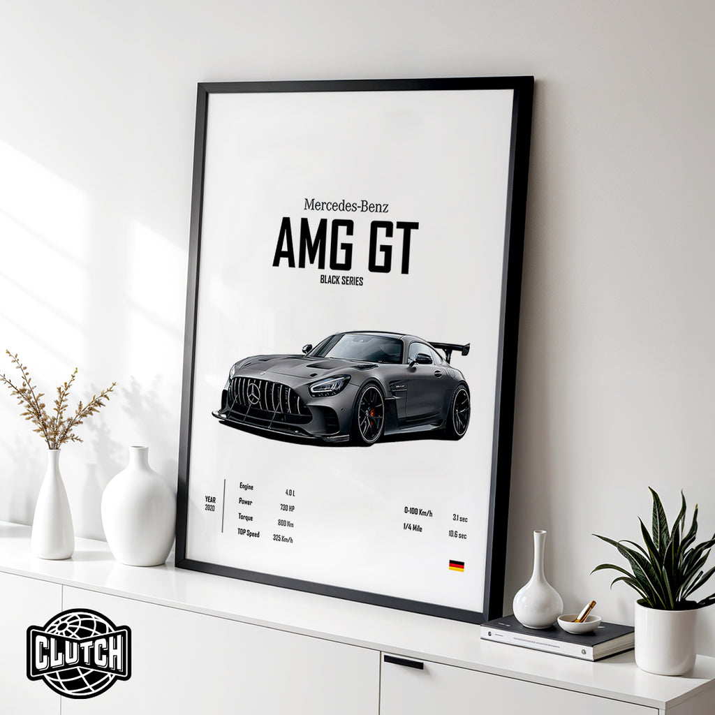 Mercedes Benz AMG GT 'CORE' Car Poster
