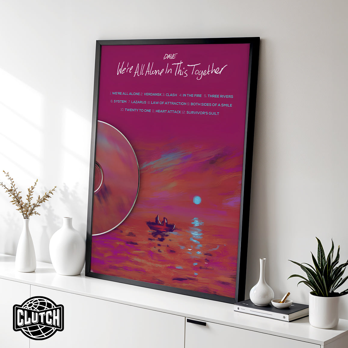 Dave "We're All Alone In This Together" Album Poster
