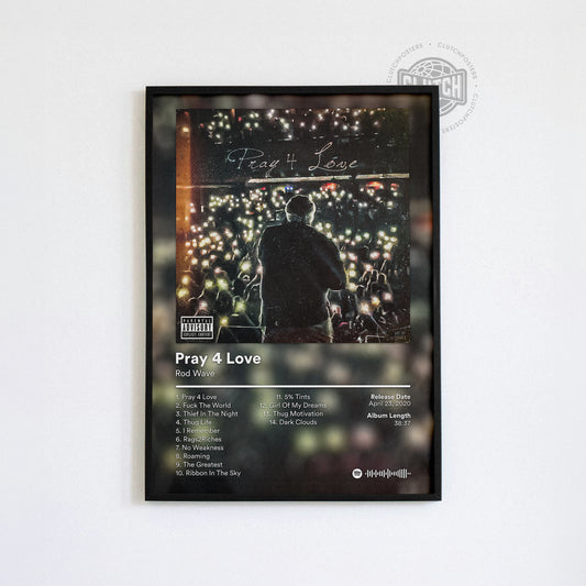 Rod Wave 'Pray 4 Love' Album Poster