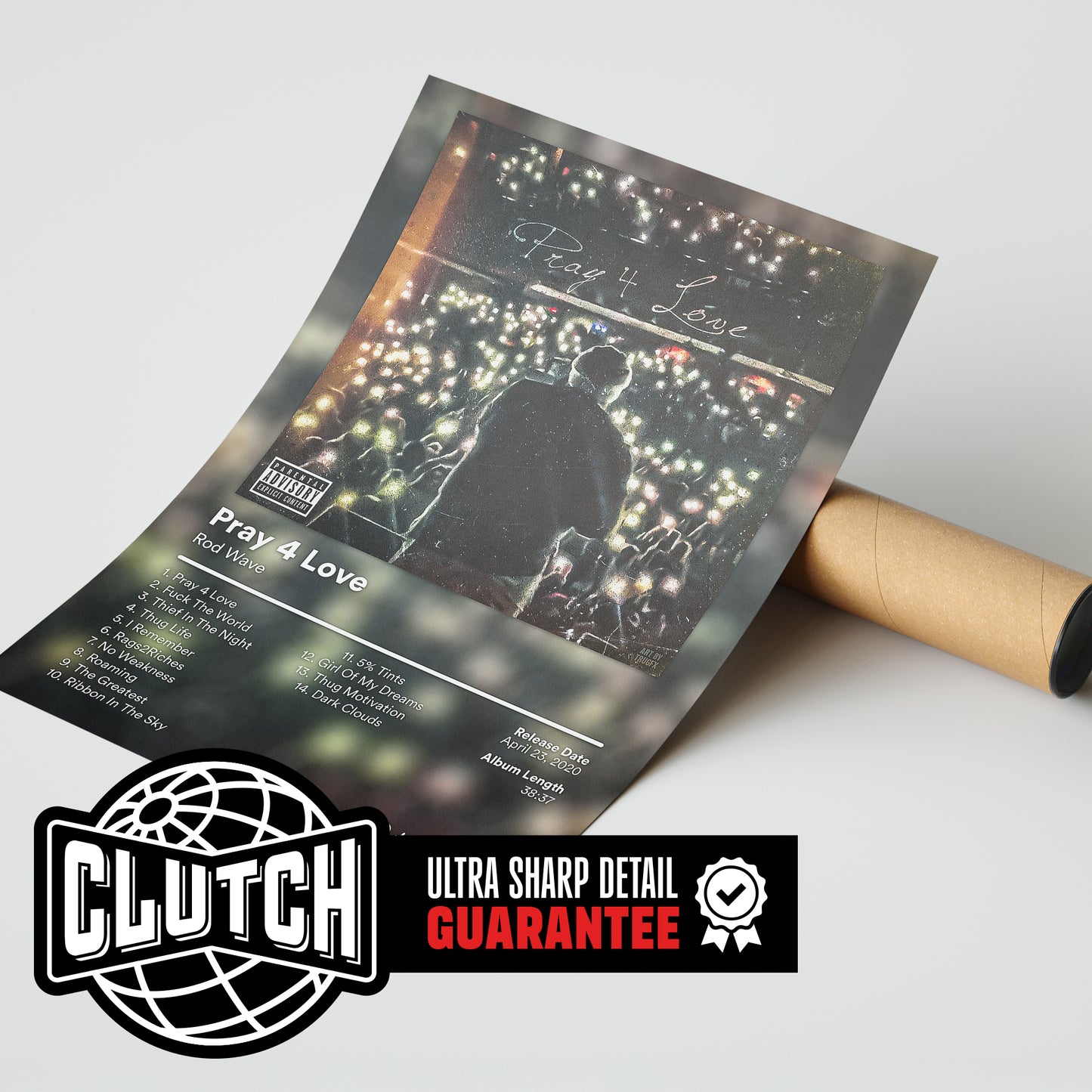 Rod Wave 'Pray 4 Love' Album Poster