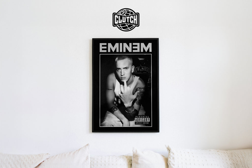 Eminem 'Advisory' B&W Poster