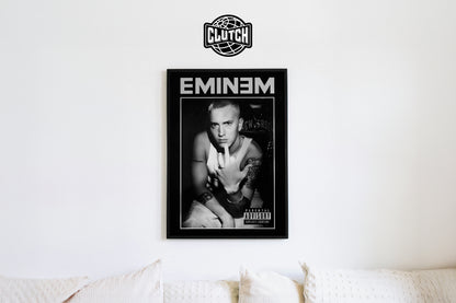 Eminem 'Advisory' B&W Poster