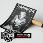 Eminem 'Advisory' B&W Poster