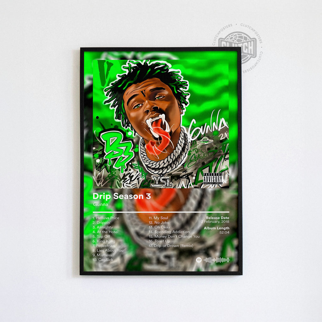 Gunna 'Drip Season 3' Album Poster