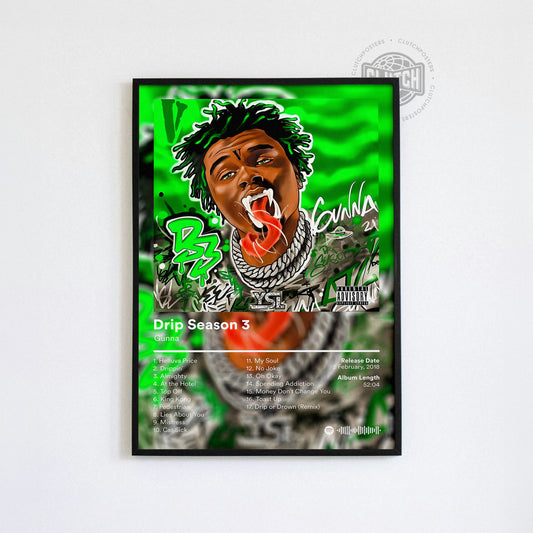 Gunna 'Drip Season 3' Album Poster