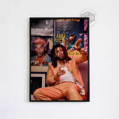 J Cole King Cole Poster