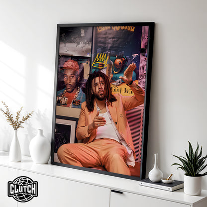 J Cole King Cole Poster