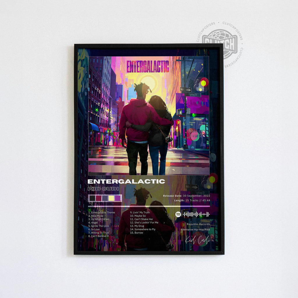 Kid Cudi 'Entergalactic' Album Poster