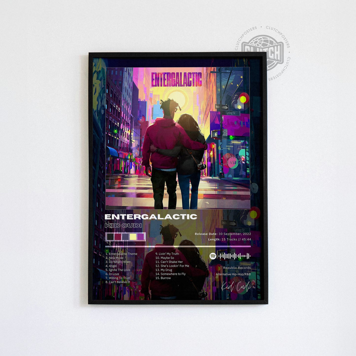 Kid Cudi 'Entergalactic' Album Poster