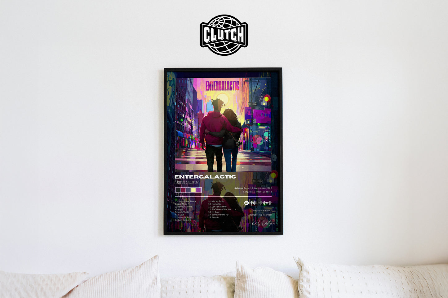 Kid Cudi 'Entergalactic' Album Poster