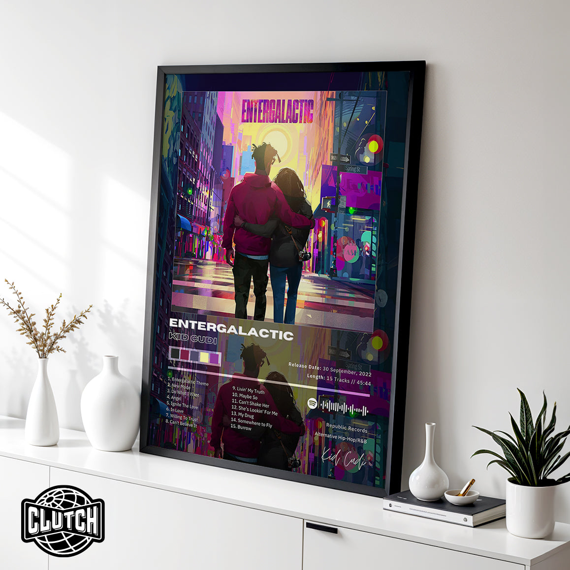 Kid Cudi 'Entergalactic' Album Poster