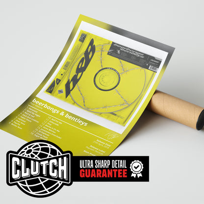 Post Malone 'Beerbongs & Bentleys' Album Poster