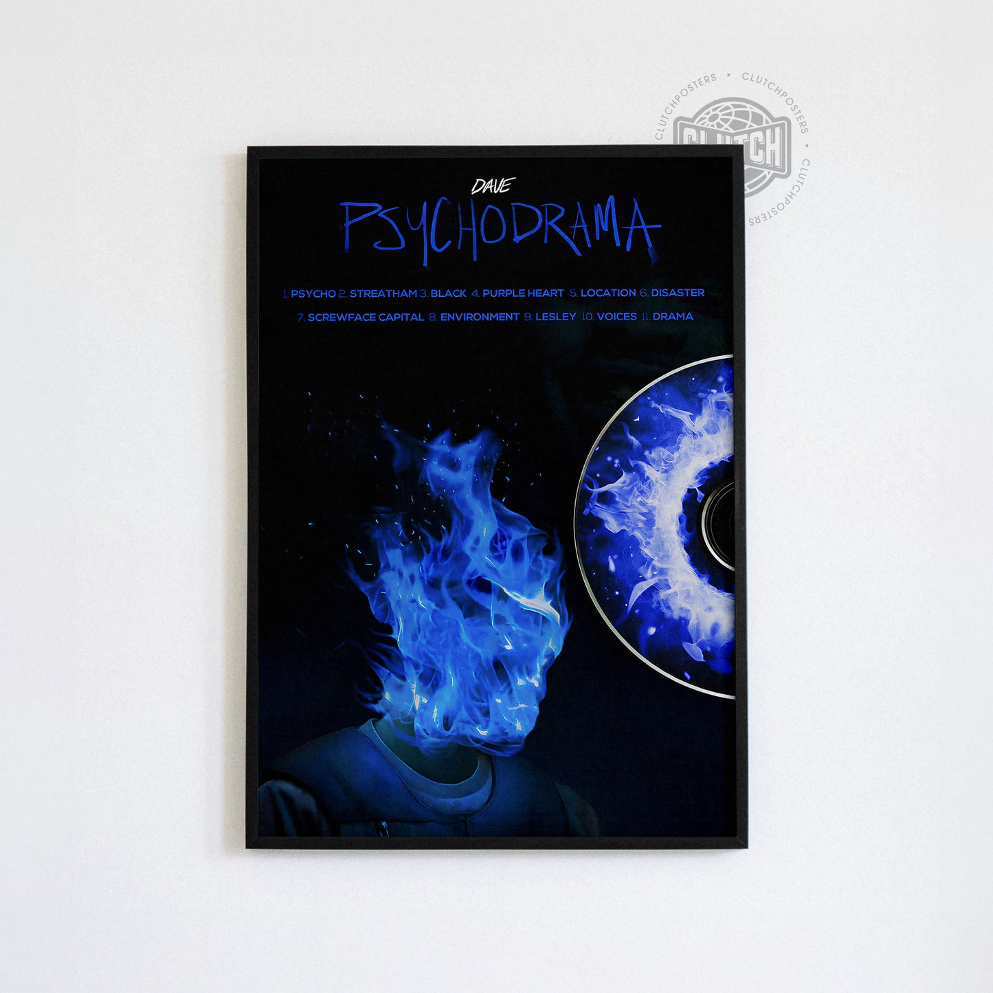 Dave 'PSYCHODRAMA' Tracklist Poster