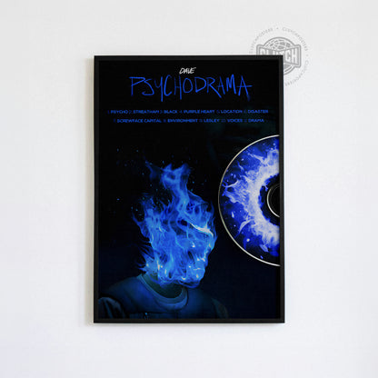 Dave 'PSYCHODRAMA' Tracklist Poster