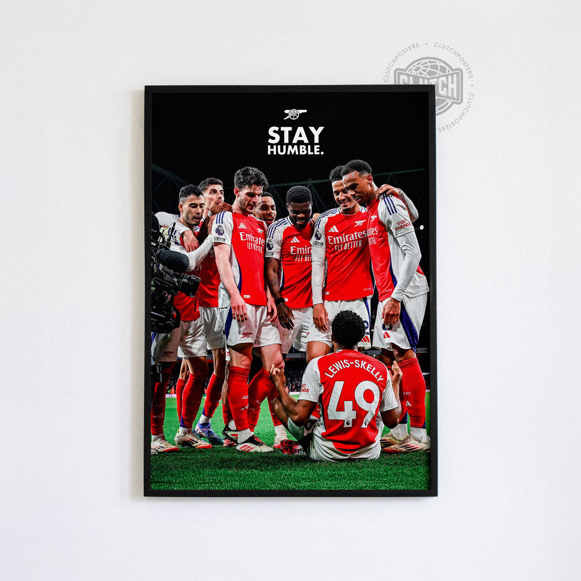 Arsenal 'Stay Humble' Poster