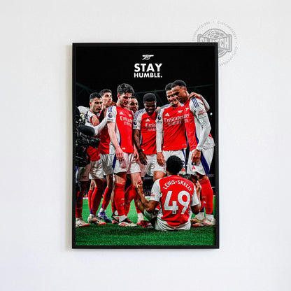 Arsenal 'Stay Humble' Poster