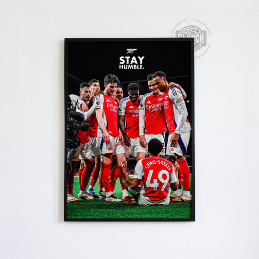 Arsenal 'Stay Humble' Poster