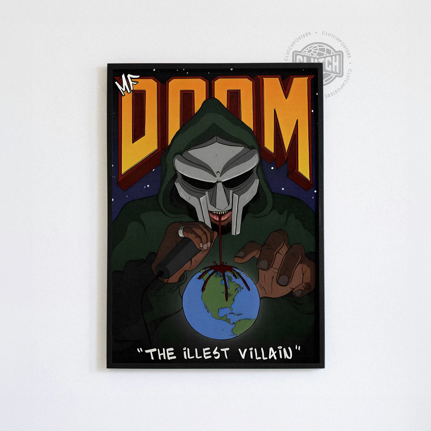 MF DOOM 'The iLLEST ViLLAin' Poster
