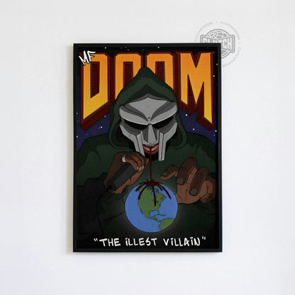 MF DOOM 'The iLLEST ViLLAin' Poster