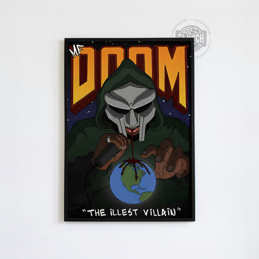 MF DOOM 'The iLLEST ViLLAin' Poster