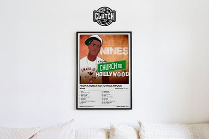 Nines 'From Church Road to Hollywood' Album Poster