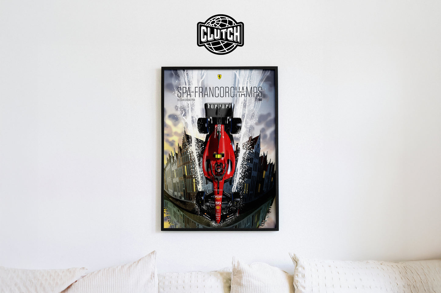 Belgian Grand Prix F1 Poster