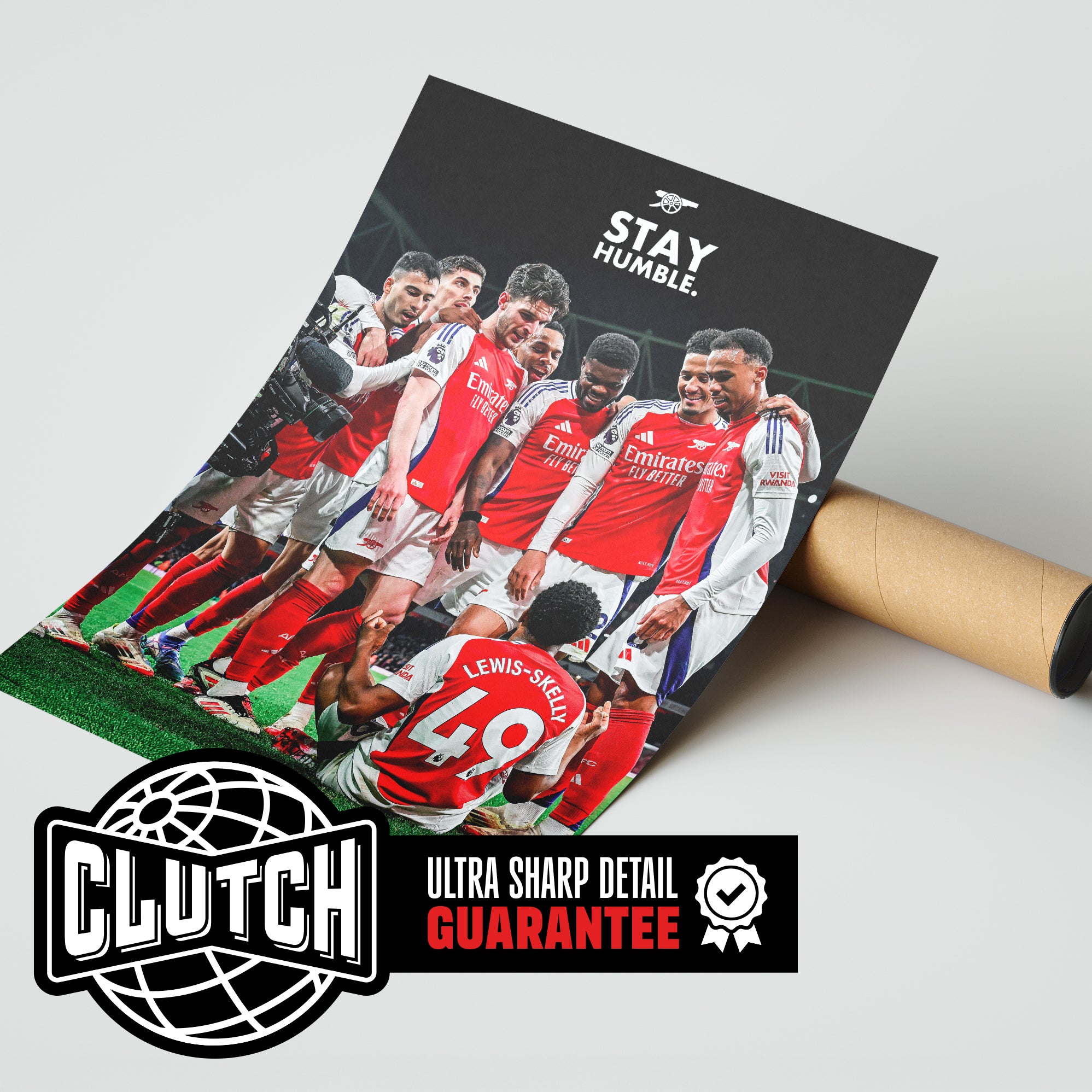 Arsenal 'Stay Humble' Poster