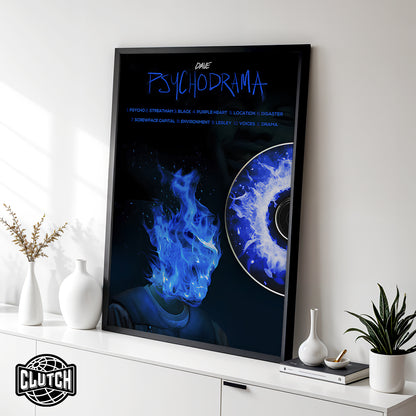Dave 'PSYCHODRAMA' Tracklist Poster