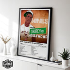 Nines 'From Church Road to Hollywood' Album Poster