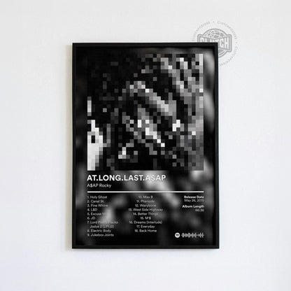 ASAP Rocky 'At.Long.Last.ASAP' (Pixel) Album Poster
