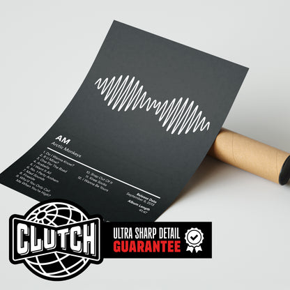 Arctic Monkeys 'AM' Album Poster