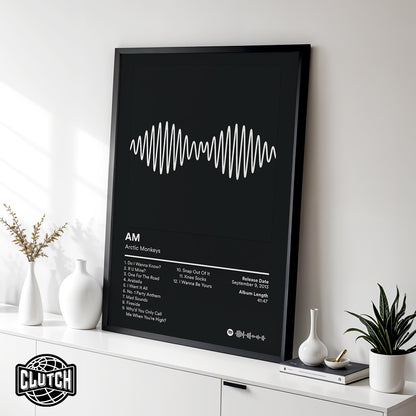 Arctic Monkeys 'AM' Album Poster