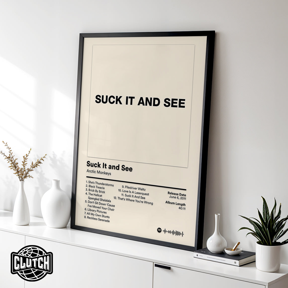 Arctic Monkeys 'Suck It And See Poster' Album Poster