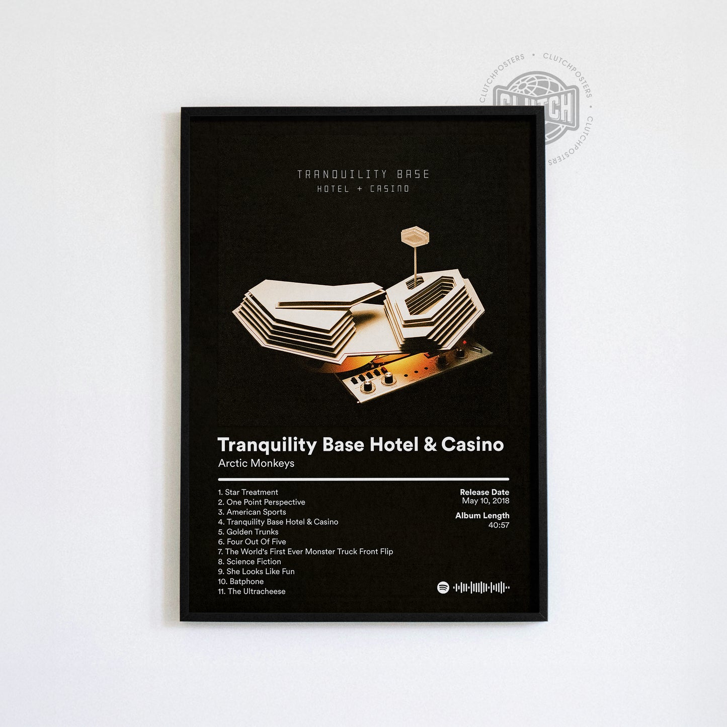 Arctic Monkeys 'Tranquility Base Hotel & Casino' Album Poster