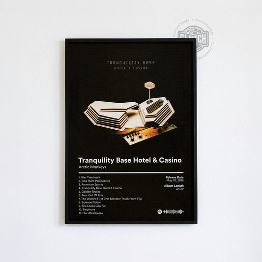 Arctic Monkeys 'Tranquility Base Hotel & Casino' Album Poster