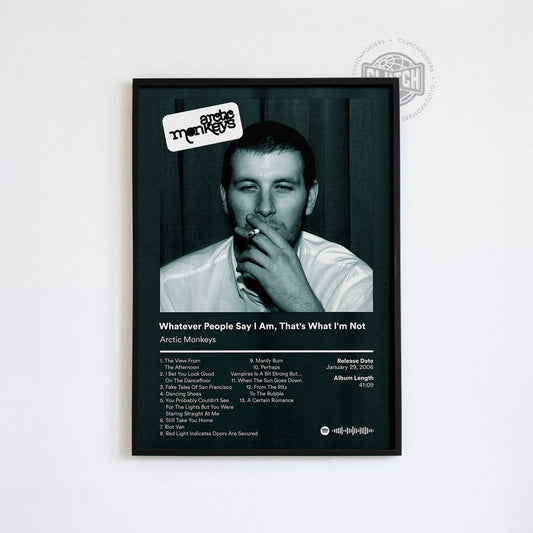 Arctic Monkeys 'Whatever People Say I Am, That's What I'm Not' Album Poster