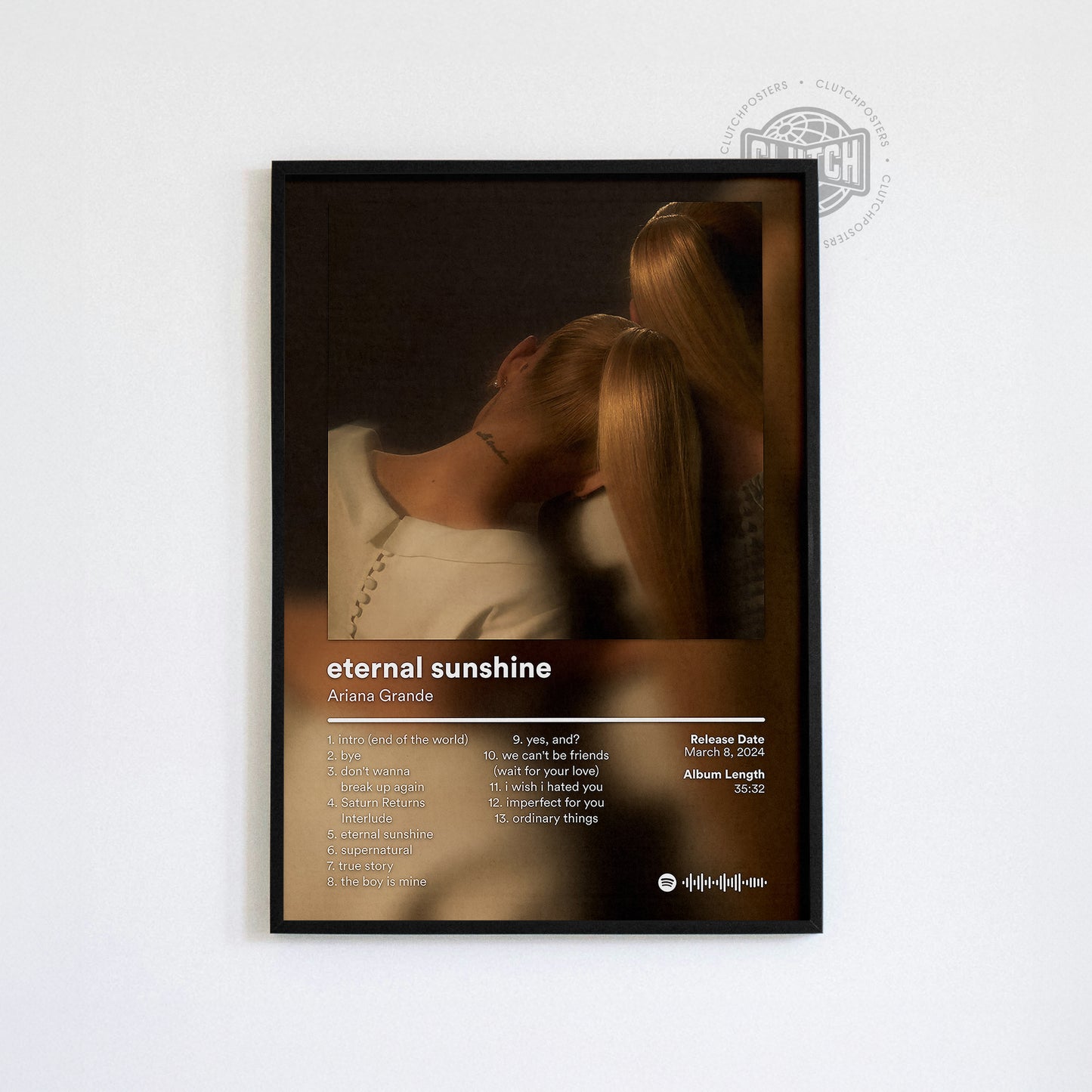 Ariana Grande 'Eternal Sunshine' Album Poster