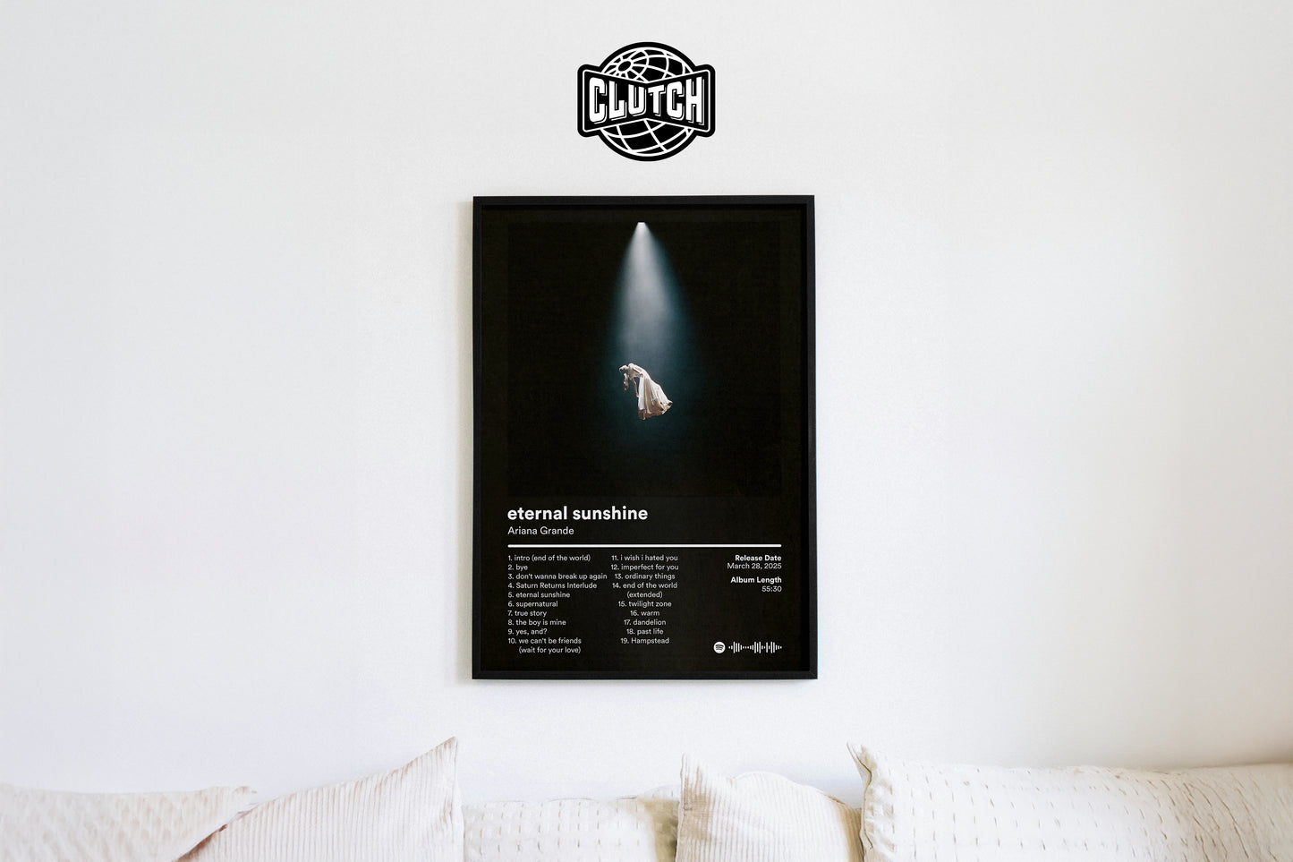 Ariana Grande 'Eternal Sunshine' (Floating Spotlight) Album Poster