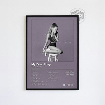 Ariana Grande 'My Everything' (Lavender Edition) Album Poster