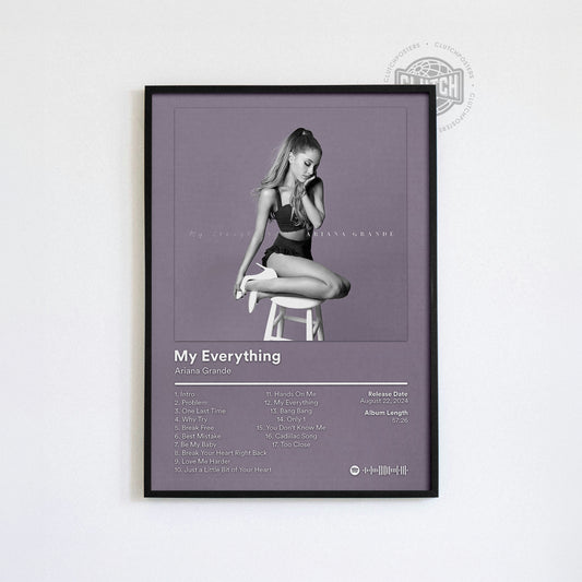Ariana Grande 'My Everything' (Lavender Edition) Album Poster
